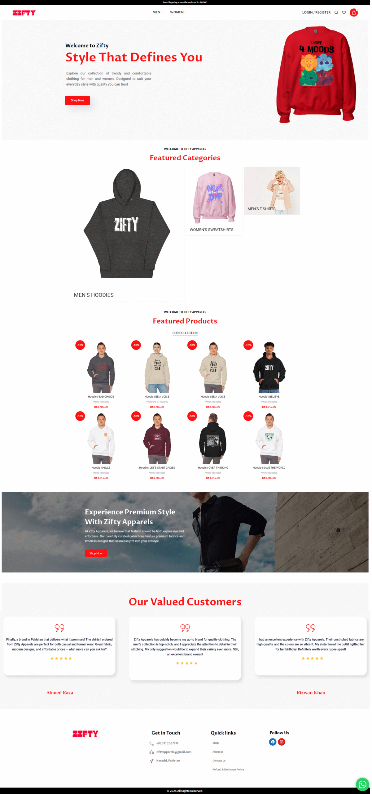 Zifty Apparels